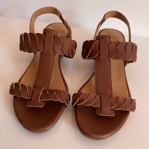 Nice leather heeled sandals
